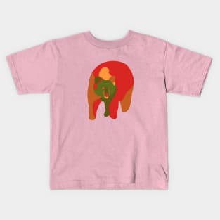 Colourful Black Bear Country Kids T-Shirt